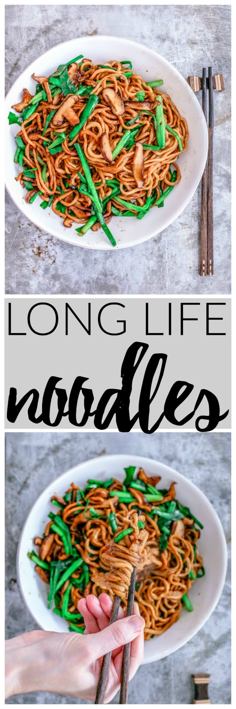 Long Life Noodles {Yi Mein} - Killing Thyme