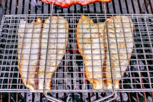 How to Grill Fish in a Grilling Basket - Killing Thyme