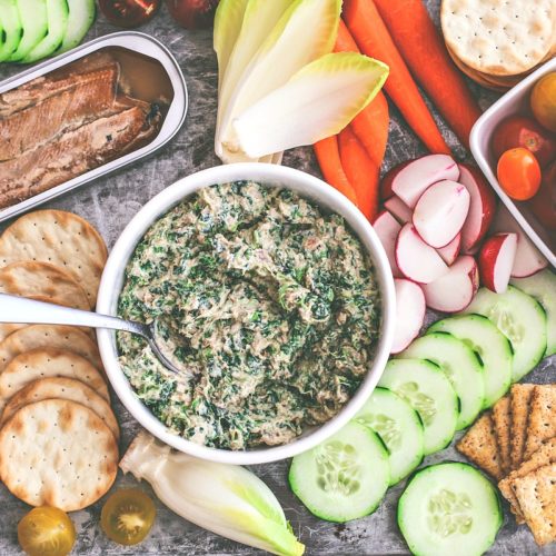 Smoked Fish Dip With Spinach - Killing Thyme