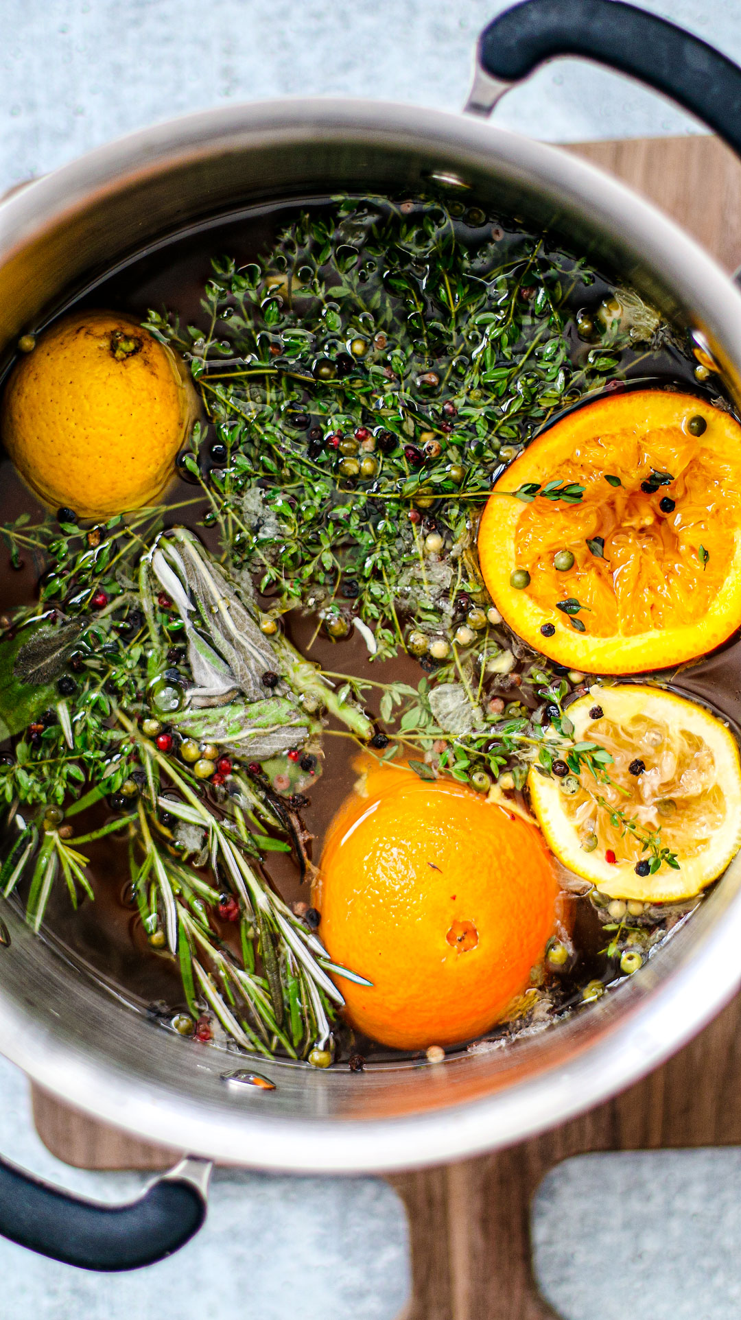 How To Brine A Turkey Wet Brine Killing Thyme