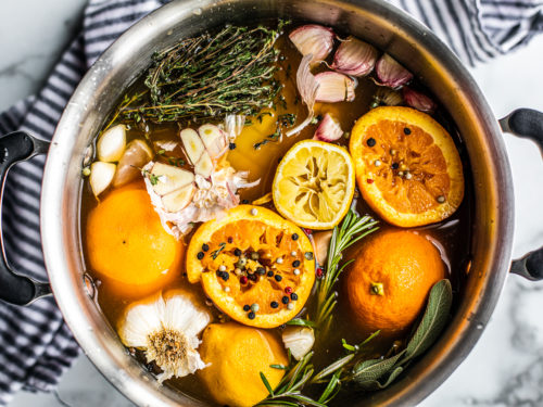 The Best Cider & Citrus Turkey Brine Recipe that is Keto Friendly