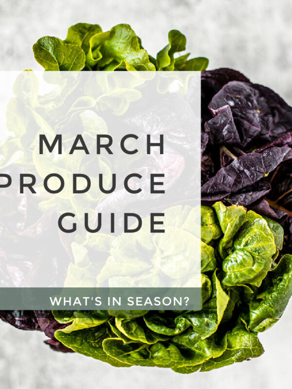 March Produce Guide title photo.