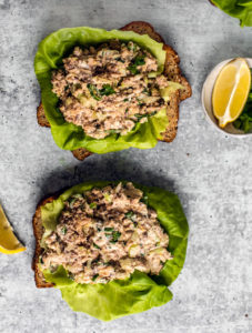 Spicy Sardine Salad Sandwich - Killing Thyme