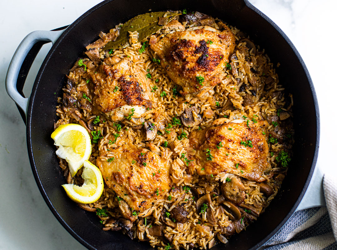 Instant pot garlic herb chicken and rice sale