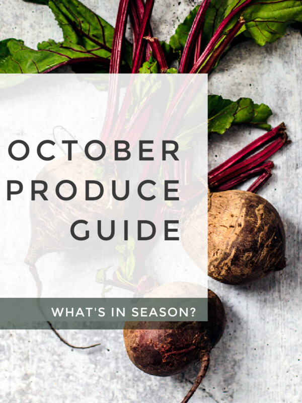 What's In Season? October Produce Guide.