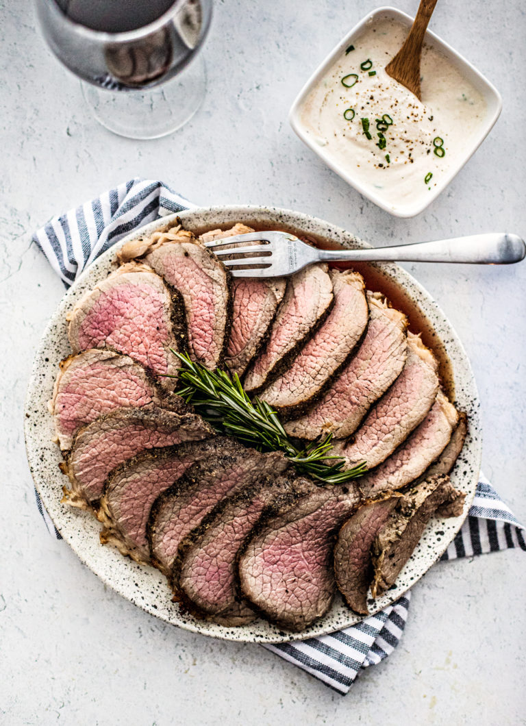 Salt And Pepper Crusted Roast Beef Killing Thyme 