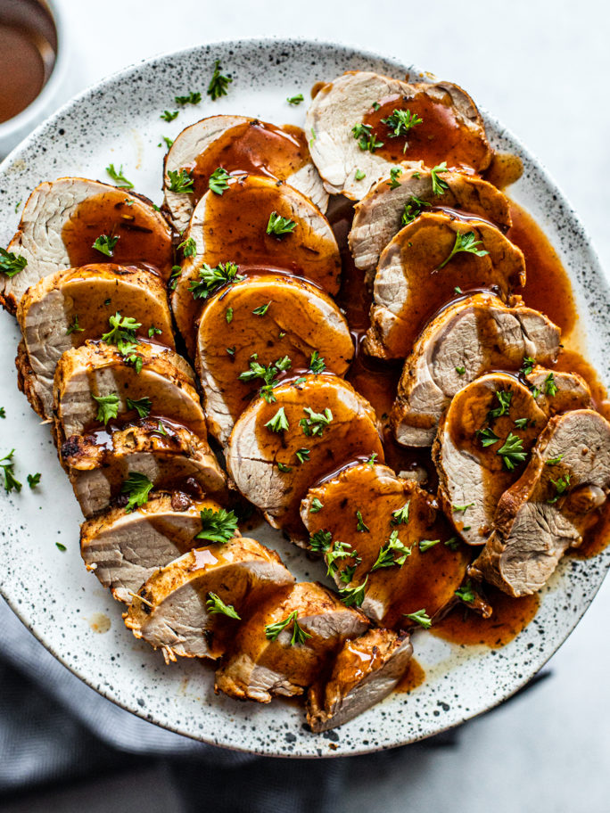 Maple Mustard Air Fryer Pork Tenderloin - Killing Thyme