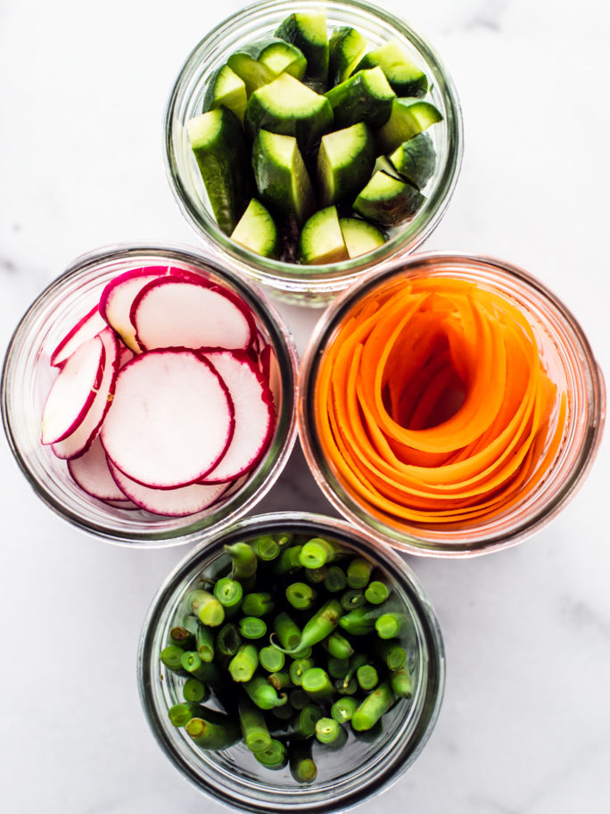 Quick Pickled Vegetables (Four Ways) - Killing Thyme