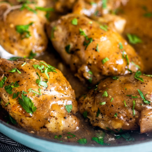 Baked Honey Garlic Chicken Thighs + Montreal Steak Seasoning - Killing ...