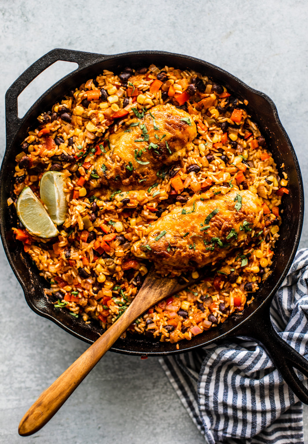 One-Pan Salsa Chicken and Rice - Killing Thyme