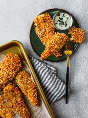 Pickle Brined Air Fryer Chicken Tenders - Killing Thyme