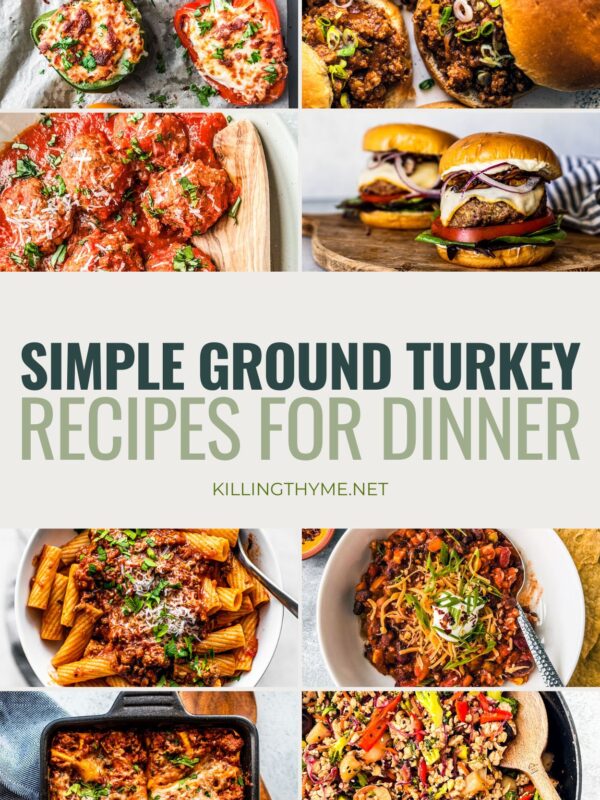 Ground turkey recipes for dinner PIN