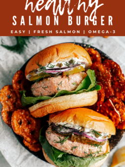 Healthy Salmon Burger PIN