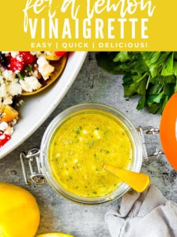 Feta Lemon Vinaigrette With Honey PIN