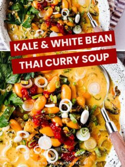 Kale & White Bean Thai Curry Soup PIN