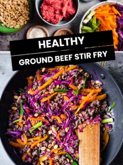 Healthy Ground Beef Stir Fry Pin